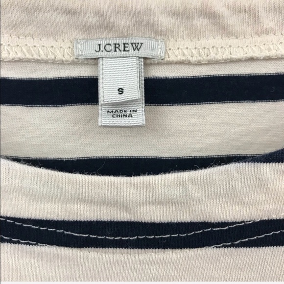 J.Crew neon stitchwork striped top size small - Picture 8 of 8